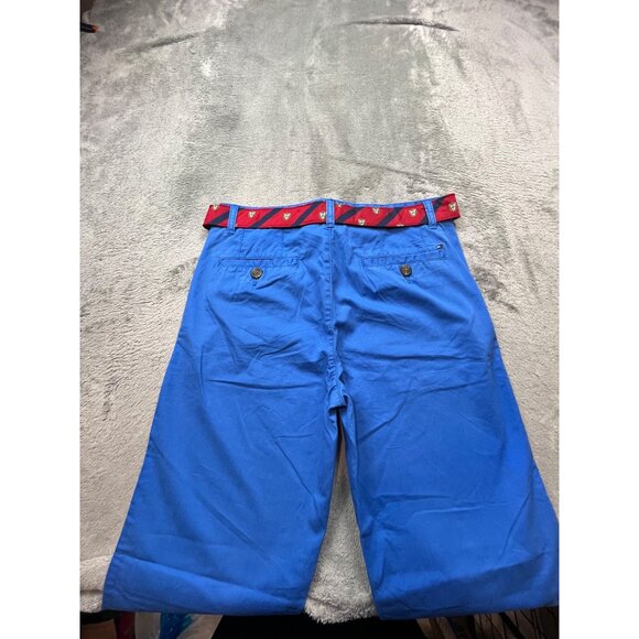 Tommy Hilfiger Belted Boy SZ 20 Blue Chinos Red Belt W30 L29 T855032 Dress Pants - Picture 8 of 14